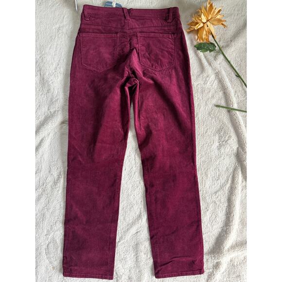 Democracy Burgundy Corduroy Pants Size 12 - Picture 2 of 8